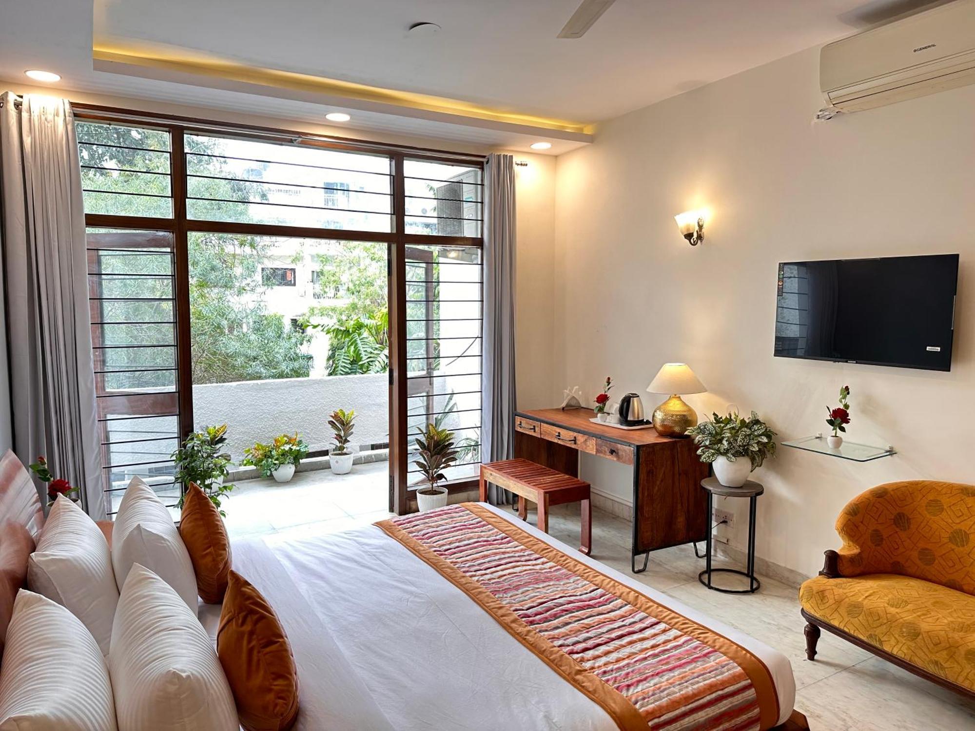 Hotel Grove Residency Hauz Khas New Delhi Couple Friendly Extérieur photo